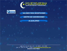 Tablet Screenshot of plenilunioeventos.com